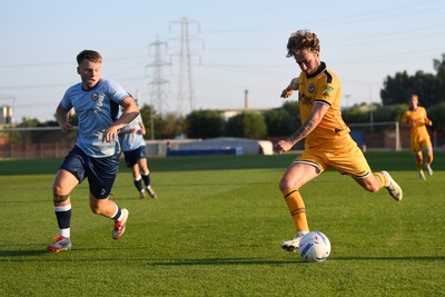 080726 - Newport City v Newport County - Pre Season Friendly - Lewis Jamieson of Newport County