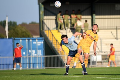 080726 - Newport City v Newport County - Pre Season Friendly - Cole Jarvis of Newport County