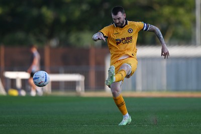 080726 - Newport City v Newport County - Pre Season Friendly - Kyle Cameron of Newport County
