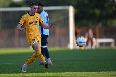 080726 - Newport City v Newport County - Pre Season Friendly - Ciaran Brennan of Newport County