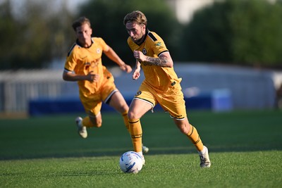 080726 - Newport City v Newport County - Pre Season Friendly - Lewis Jamieson of Newport County