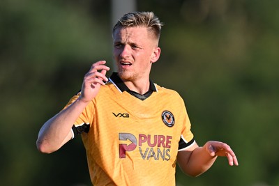 080726 - Newport City v Newport County - Pre Season Friendly - Matt Smith of Newport County