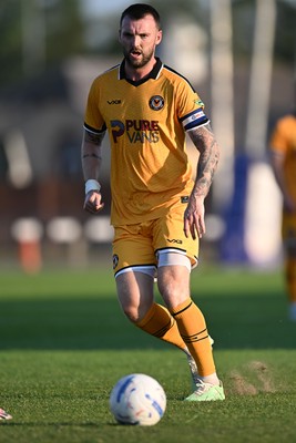 080726 - Newport City v Newport County - Pre Season Friendly - Kyle Cameron of Newport County