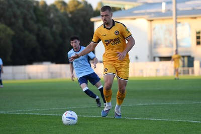 080726 - Newport City v Newport County - Pre Season Friendly - Cole Jarvis of Newport County