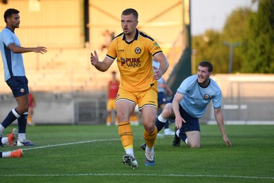 080726 - Newport City v Newport County - Pre Season Friendly - Cole Jarvis of Newport County