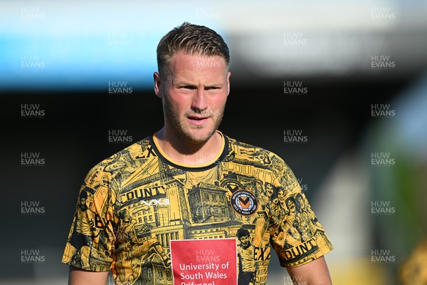 080726 - Newport City v Newport County - Pre Season Friendly - Cameron Norman of Newport County