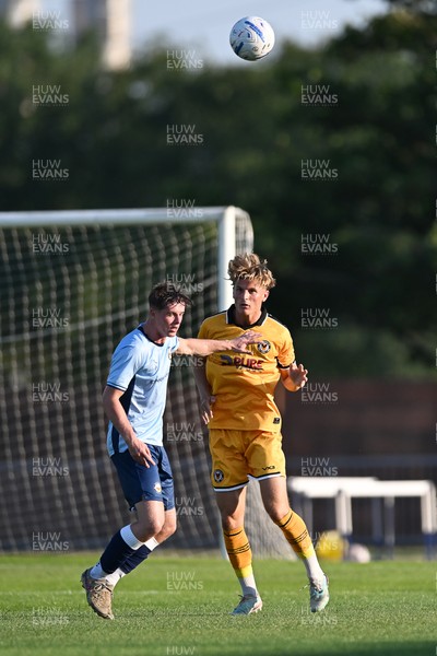 080726 - Newport City v Newport County - Pre Season Friendly - Tom Davies of Newport County