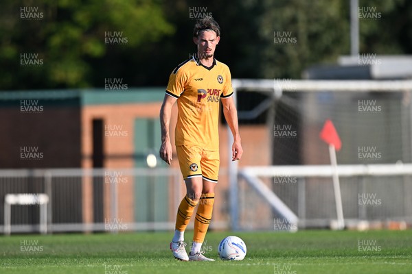 080726 - Newport City v Newport County - Pre Season Friendly - Daniel Sassi of Newport County