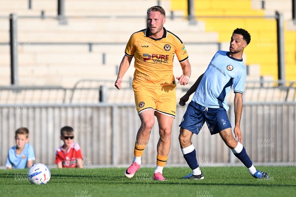 080726 - Newport City v Newport County - Pre Season Friendly - Cameron Norman of Newport County