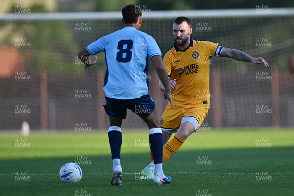 080726 - Newport City v Newport County - Pre Season Friendly - Kyle Cameron of Newport County