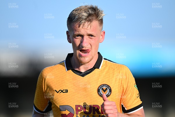 080726 - Newport City v Newport County - Pre Season Friendly - Matt Smith of Newport County