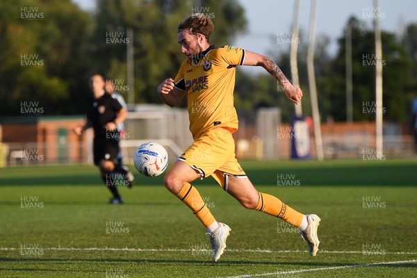 080726 - Newport City v Newport County - Pre Season Friendly - Lewis Jamieson of Newport County