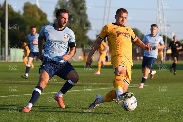 080726 - Newport City v Newport County - Pre Season Friendly - Cole Jarvis of Newport County