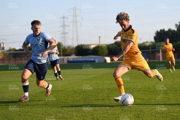 080726 - Newport City v Newport County - Pre Season Friendly - Lewis Jamieson of Newport County