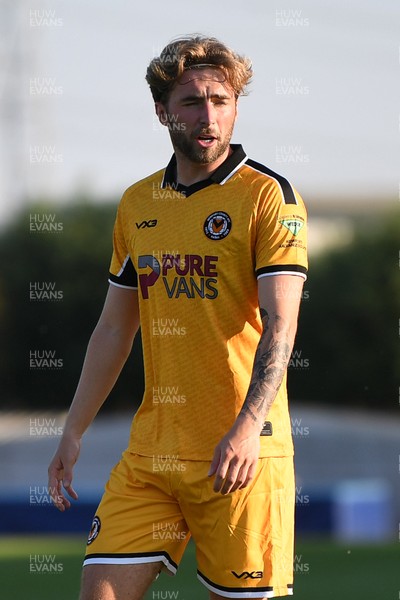 080726 - Newport City v Newport County - Pre Season Friendly - Lewis Jamieson of Newport County