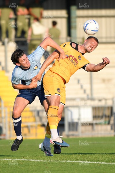 080726 - Newport City v Newport County - Pre Season Friendly - Cole Jarvis of Newport County