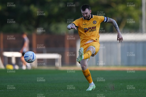 080726 - Newport City v Newport County - Pre Season Friendly - Kyle Cameron of Newport County