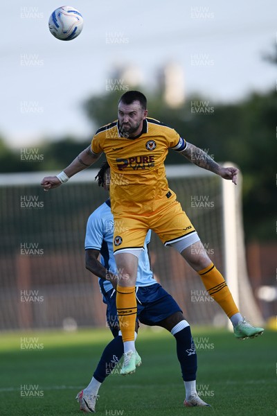 080726 - Newport City v Newport County - Pre Season Friendly - Kyle Cameron of Newport County