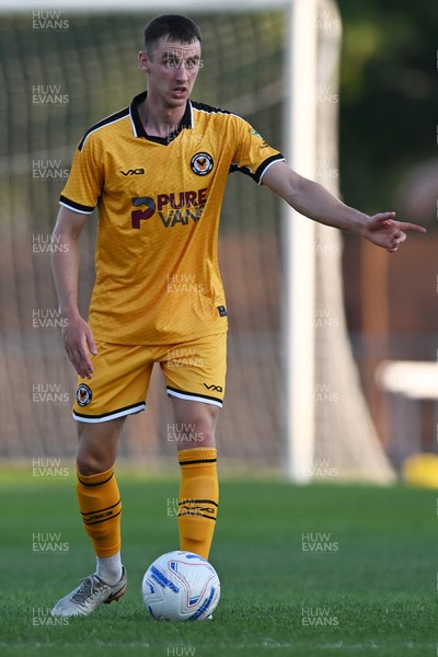 080726 - Newport City v Newport County - Pre Season Friendly - Ciaran Brennan of Newport County