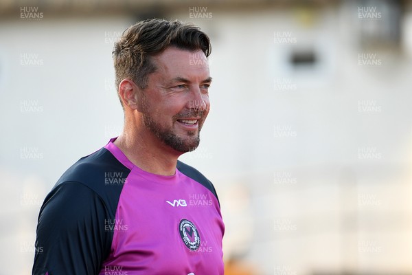 080726 - Newport City v Newport County - Pre Season Friendly - Newport County interim Head Coach, Chris Todd