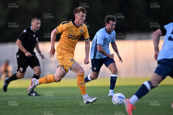 080726 - Newport City v Newport County - Pre Season Friendly - Ged Garner of Newport County