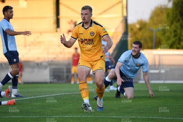 080726 - Newport City v Newport County - Pre Season Friendly - Cole Jarvis of Newport County