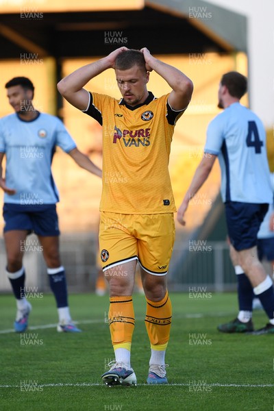 080726 - Newport City v Newport County - Pre Season Friendly - Cole Jarvis of Newport County
