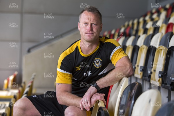 210519 - Newport County - Picture shows County Manager Michael Flynn at Rodney Parade in the run up to their League Two play off final against Tranmere Rovers