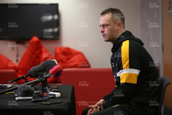 040119 - Newport County Media Interviews prior to their 3rd Round FA Cup game with Leicester City - Newport County Manager Michael Flynn speaks to the media