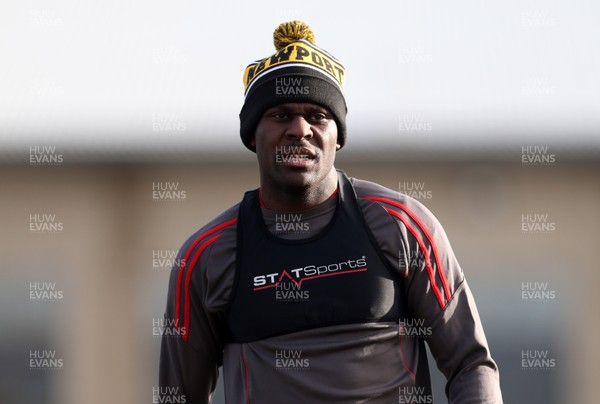 250118 - Newport County Training - Frank Nouble during training