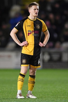 270126 - Newport County v Accrington Stanley - Sky Bet League 2 - Matt Smith of Newport County