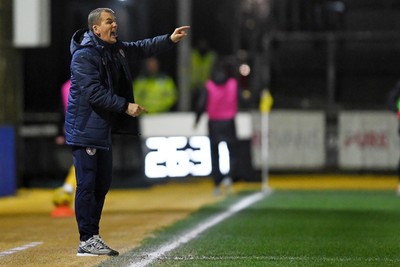 270126 - Newport County v Accrington Stanley - Sky Bet League 2 - John Doolan, Accrington Manager