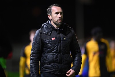 270126 - Newport County v Accrington Stanley - Sky Bet League 2 - Newport County Head Coach, Christian Fuchs