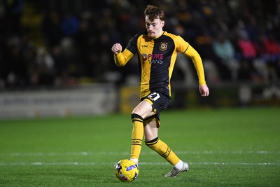 270126 - Newport County v Accrington Stanley - Sky Bet League 2 - Michael Spellman of Newport County