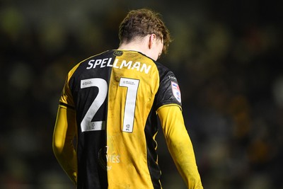 270126 - Newport County v Accrington Stanley - Sky Bet League 2 - Michael Spellman of Newport County