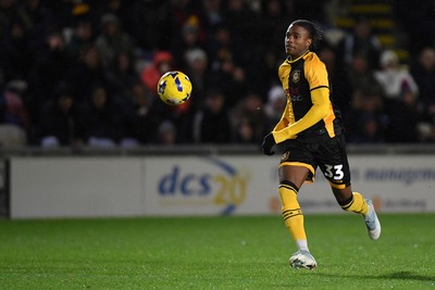 270126 - Newport County v Accrington Stanley - Sky Bet League 2 - Tanatswa Nyakuhwa of Newport County