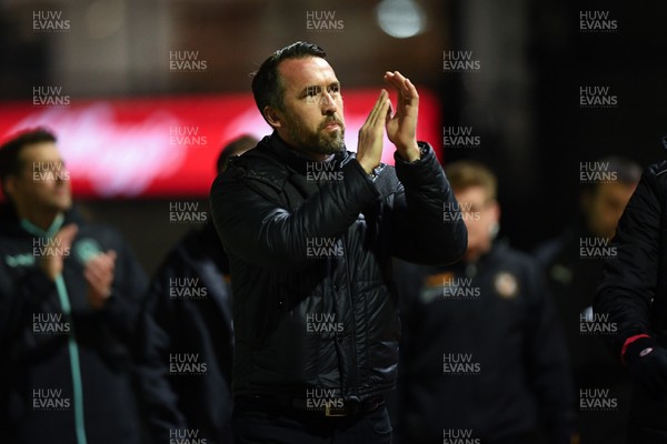 270126 - Newport County v Accrington Stanley - Sky Bet League 2 - Newport County Head Coach, Christian Fuchs