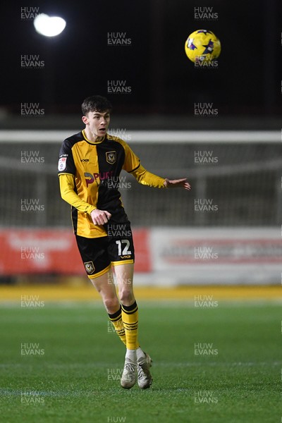 270126 - Newport County v Accrington Stanley - Sky Bet League 2 - Joe Thomas of Newport County
