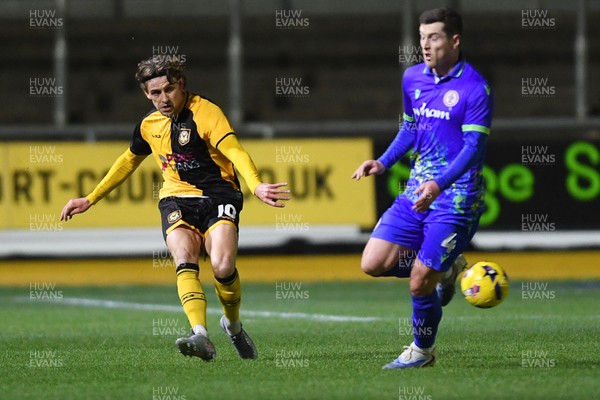 270126 - Newport County v Accrington Stanley - Sky Bet League 2 - Harrison Biggins of Newport County