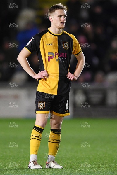270126 - Newport County v Accrington Stanley - Sky Bet League 2 - Matt Smith of Newport County