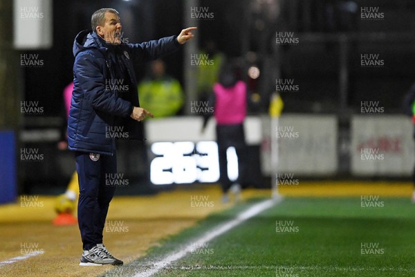 270126 - Newport County v Accrington Stanley - Sky Bet League 2 - John Doolan, Accrington Manager