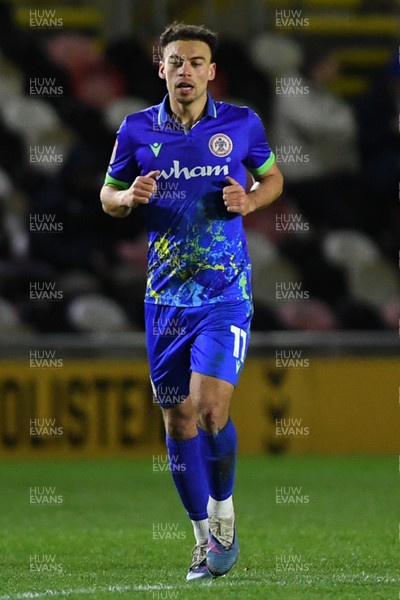 270126 - Newport County v Accrington Stanley - Sky Bet League 2 - Isaac Sinclair of Accrington scores a goal