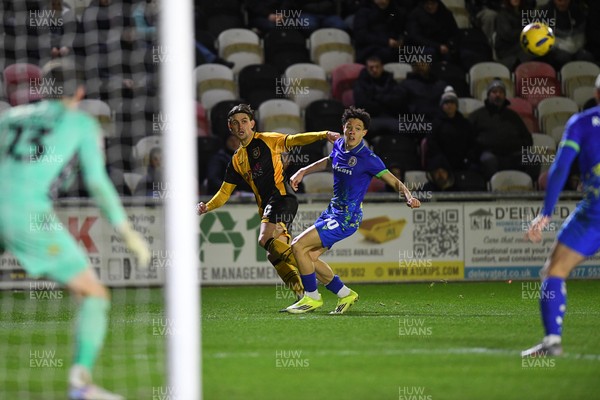 270126 - Newport County v Accrington Stanley - Sky Bet League 2 - Harrison Biggins of Newport County