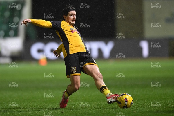 270126 - Newport County v Accrington Stanley - Sky Bet League 2 - Anthony Glennon of Newport County