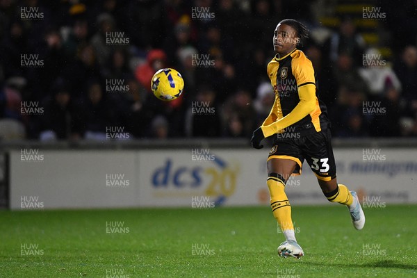 270126 - Newport County v Accrington Stanley - Sky Bet League 2 - Tanatswa Nyakuhwa of Newport County