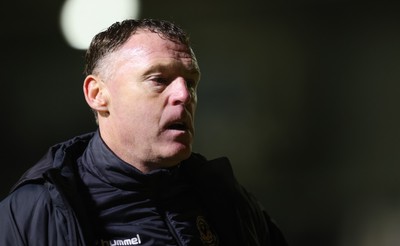 140323 - Newport County v AFC Wimbledon, EFL Sky Bet League 2 -Newport County manager Graham Coughlan at the end of the match