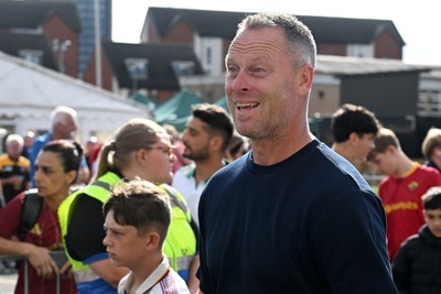 040826 - Newport County v AS Roma - Pre-Season Friendly - Michael Flynn arrives at the stadium for the game