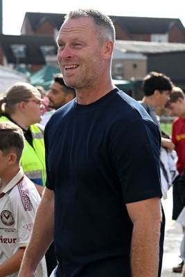 040826 - Newport County v AS Roma - Pre-Season Friendly - Michael Flynn arrives at the stadium for the game