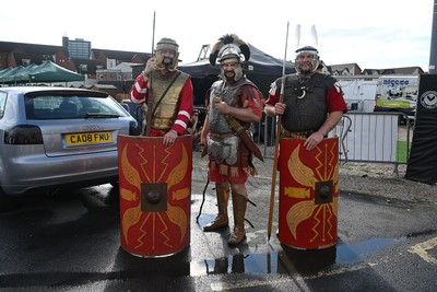 040826 - Newport County v AS Roma - Pre-Season Friendly - Fans