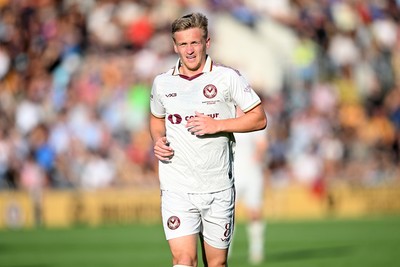 040826 - Newport County v AS Roma - Pre-Season Friendly - Matt Smith of Newport County